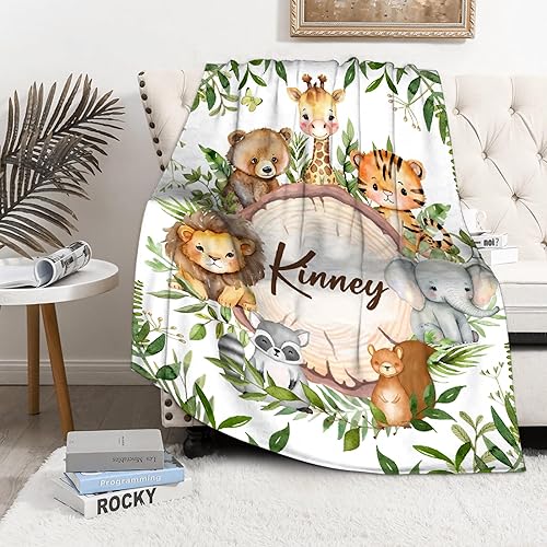 Miniatura 13 de Butterfly Custom Baby Blanket with Name Personalized Baby Blanket for Girl Boy Birthday Chirstmas Gift Customized Baby Receiving Blanket for Newborn