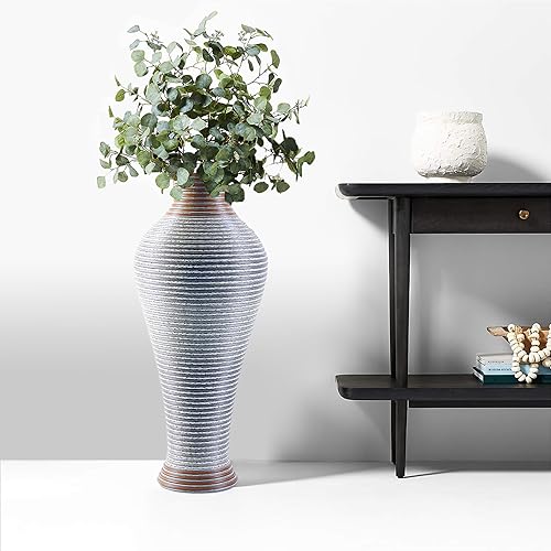 Miniatura 3 de Jarrón de piso alto, jarrón grande de piso de 23.6 pulgadas23.6 in para Home Deocr, 60PV56