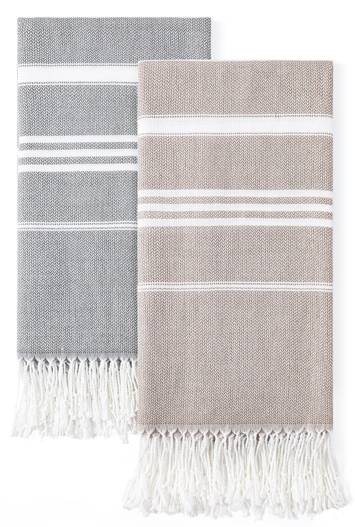 2 Packs Cotton Turkish Beach Towels Sand Free Quick Dry Oversized Bath Pool Swim Towel Large Extra Xl Big Blanket Adult Travel Essentials Cruise