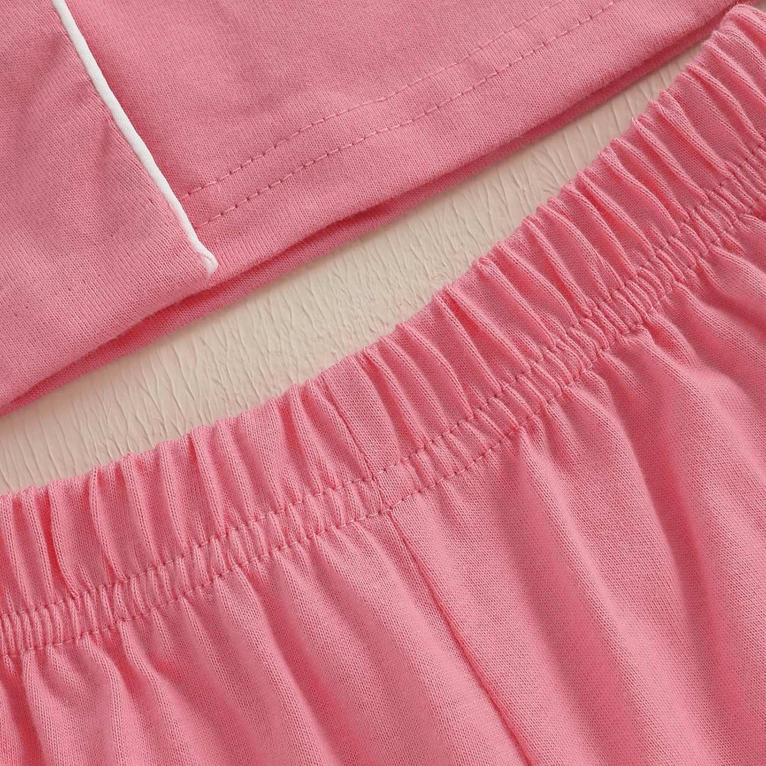 Balaflyie Toddler Baby Pajama Set Boy Girl Button Down Sleepwear Short Sleeve Shirt&Shorts Cotton Jammies Kids Lounge Sets - Image 5