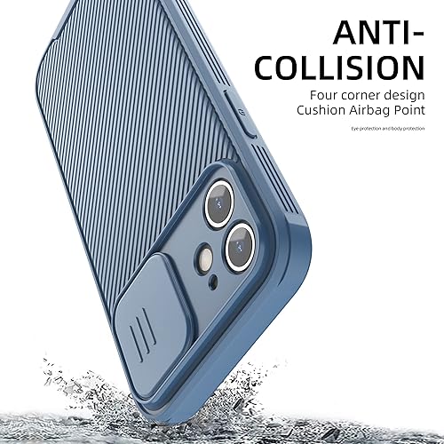 Miniatura 4 de Hitaoyou Funda Magsafe para iPhone 12, funda protectora de cámara para iPhone 12 compatible con cargador Magsafe con cubierta deslizante para lente,