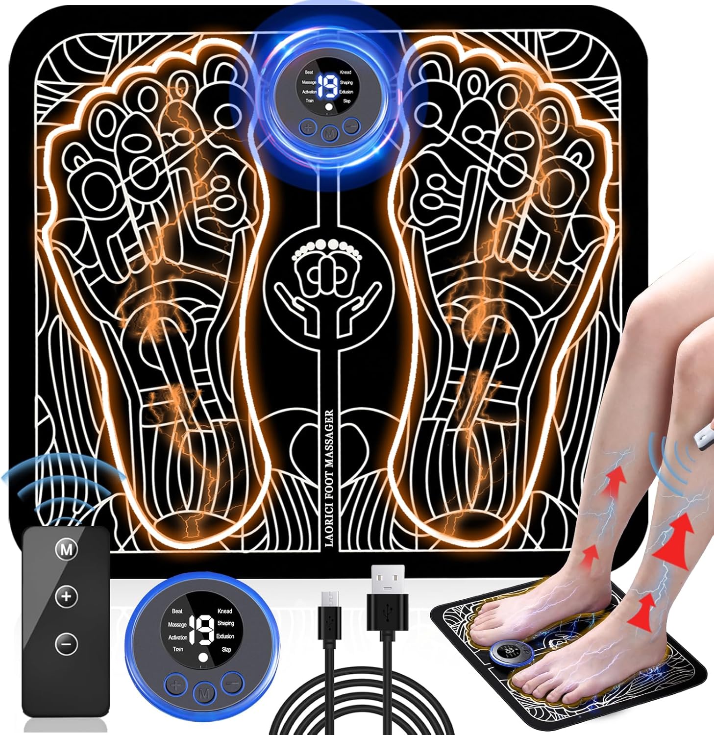 Sport Muscle Stimulator, EMS Foot Stimulator, EMS Foot Massager