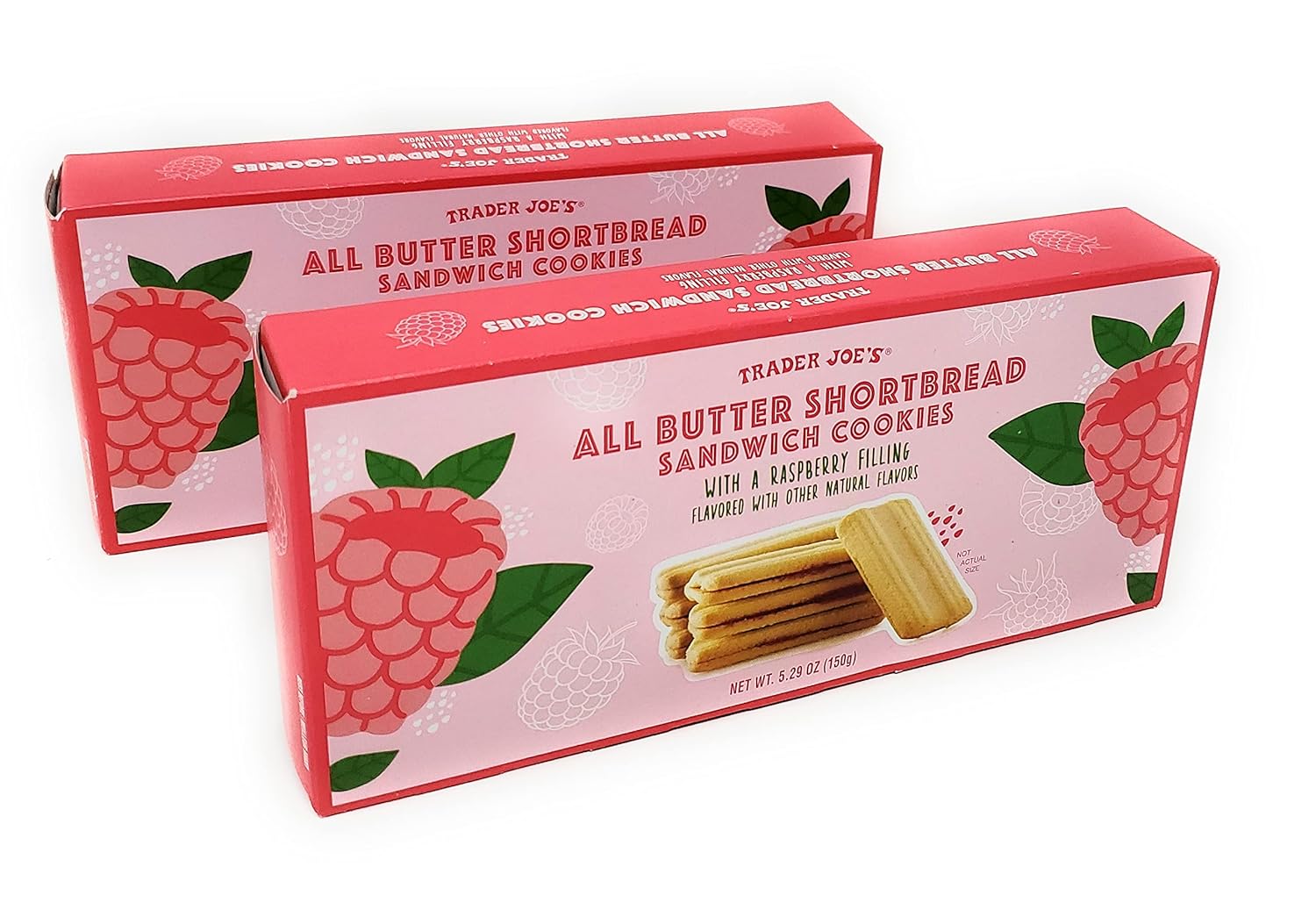 Trader Joe's All Butter Shortbread Sandwich Cookies with a