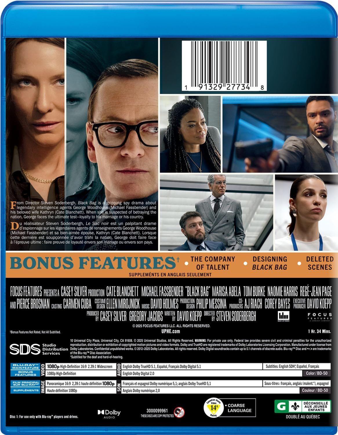 Black Bag - Collector's Edition [Blu-ray] (Bilingual) - Image 3