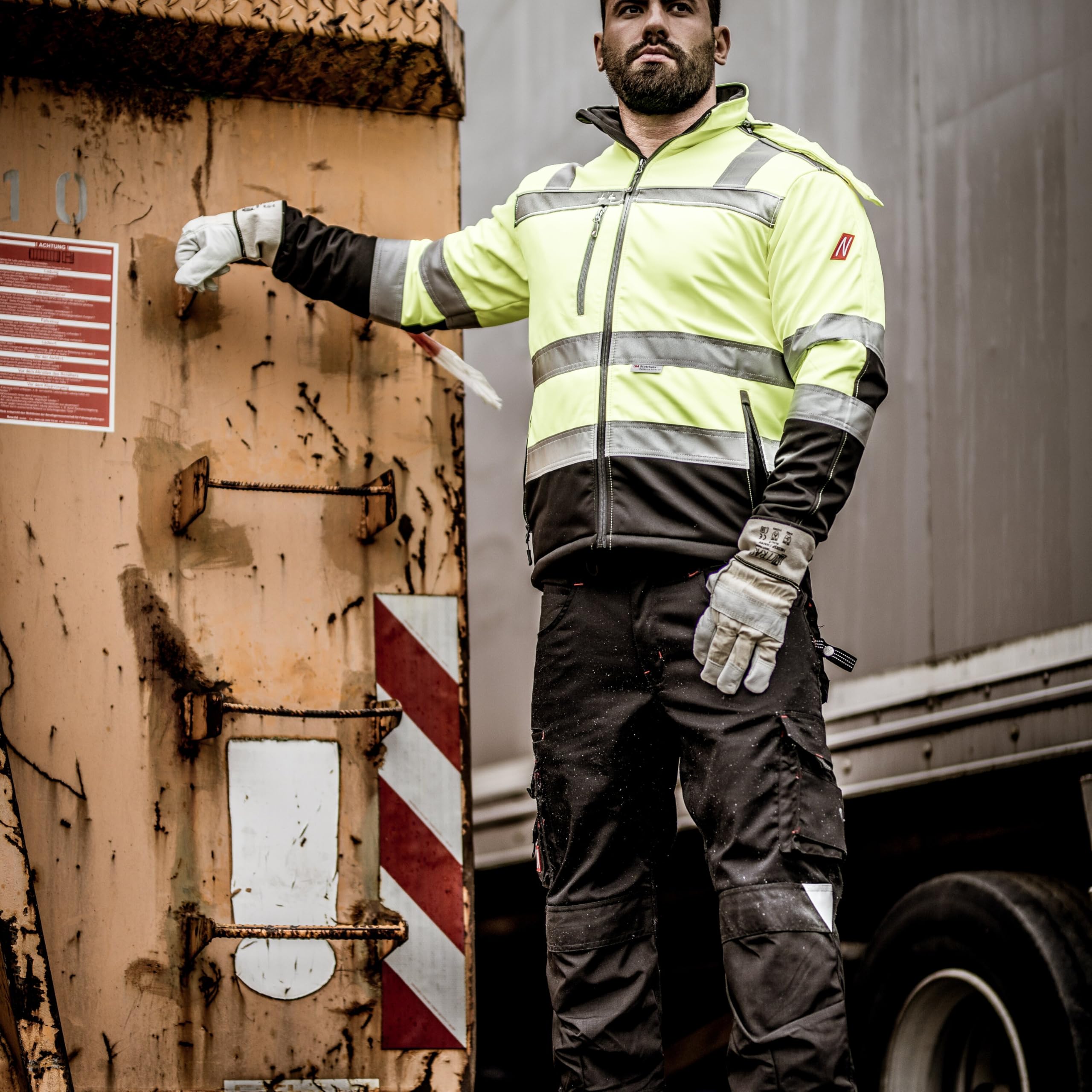 Nitras Nitras Motion Tex Viz - Chaqueta de seguridad para hombre