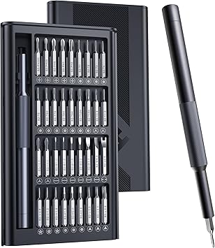 Gifts for Men, AXTH 37in1 Small Precision Screwdriver Set, Christmas Stocking Stuffers for Men Adults Him, Professional Magnetic Mini Repair Tool Kit for Computer, Watch, Laptop, Tiny Electronic