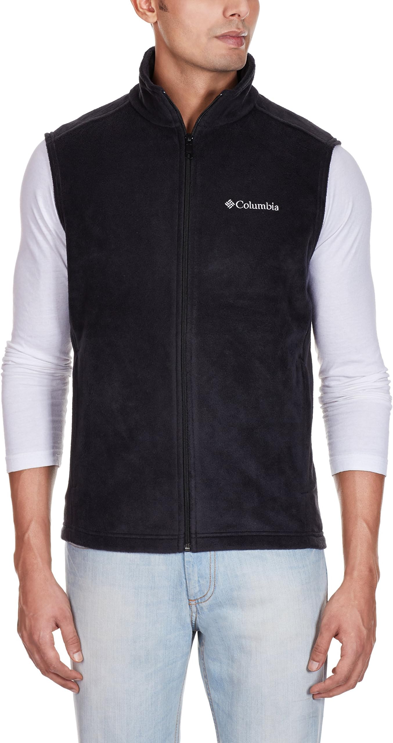 Men's Cathedral Peak II Fleece Vest, Black, Large