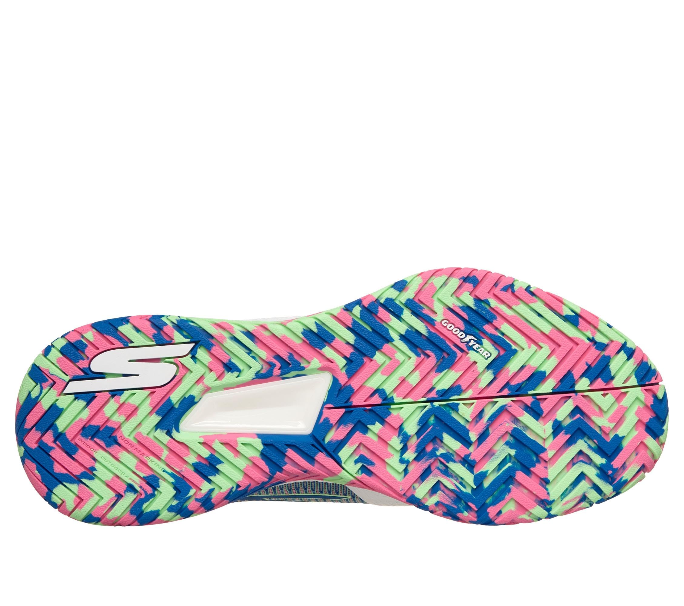 Skechers Viper Court Rally Performance Pickleball - Zapatos Deportivos para Hombre, de Malla, de Piel, para Entrenamiento, para Interiores