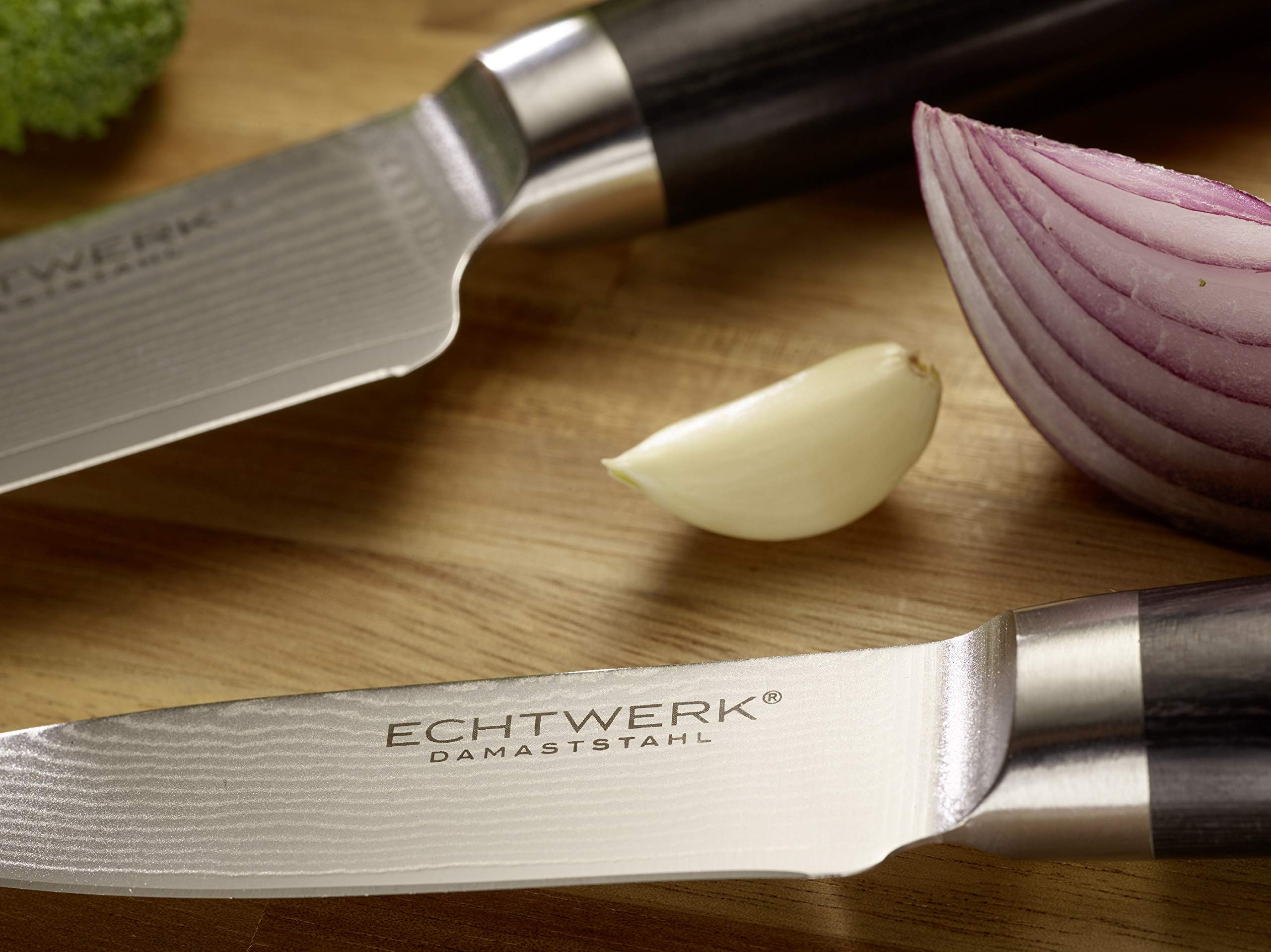 Set di coltelli da Chef da cucina In 7 pezzi realizzati con acciaio damasco e ma