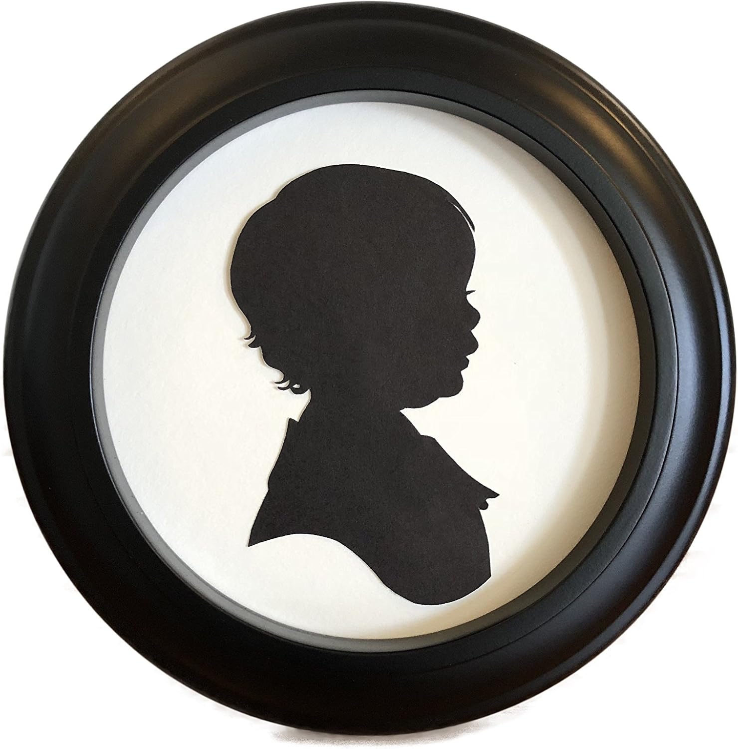 CUT ARTS Inc Round Black 6" Picture Frame