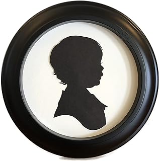 CUT ARTS Inc Round Black 6" Picture Frame