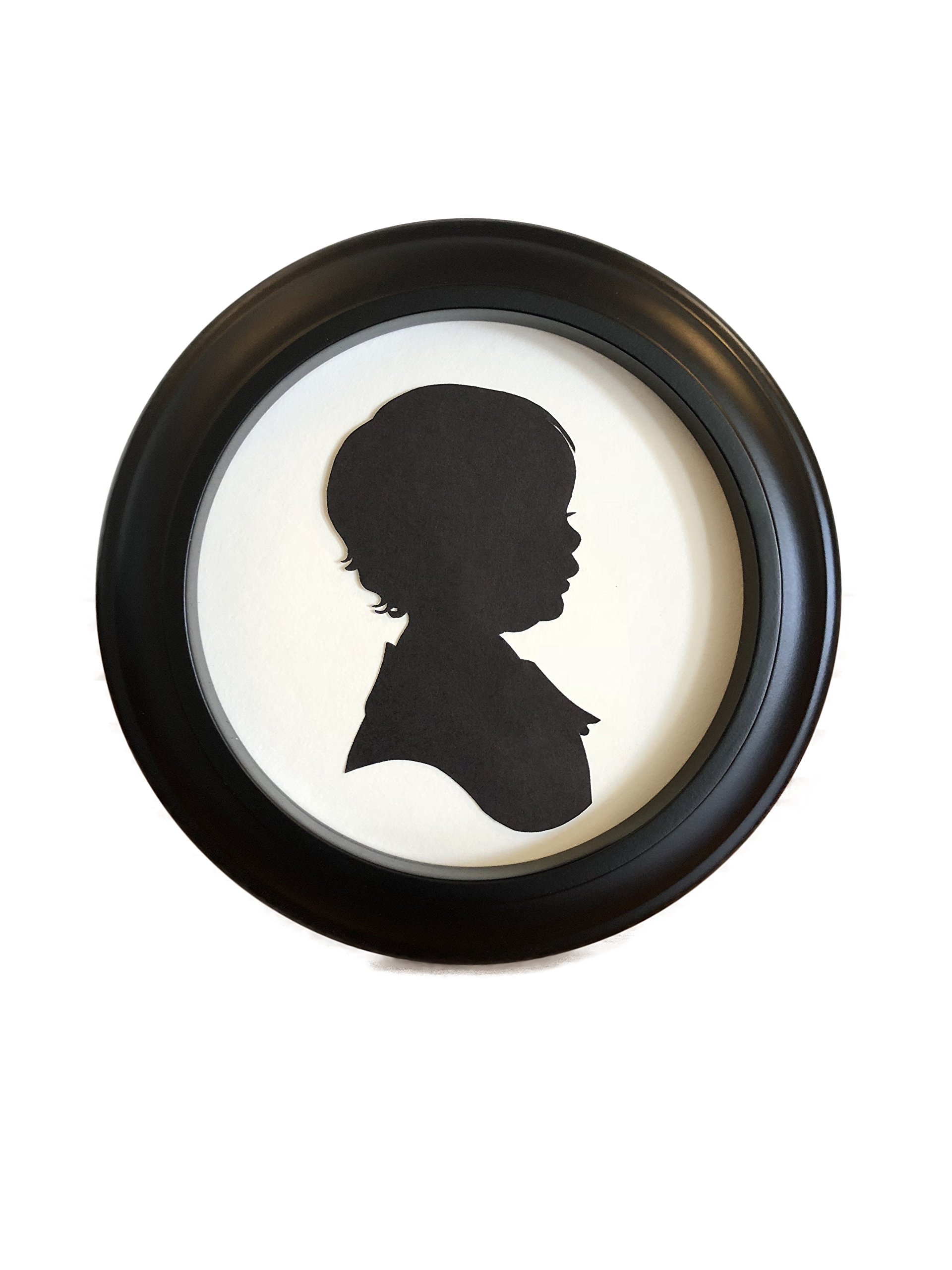 Cut Arts Inc Round Black 6" Picture Frame