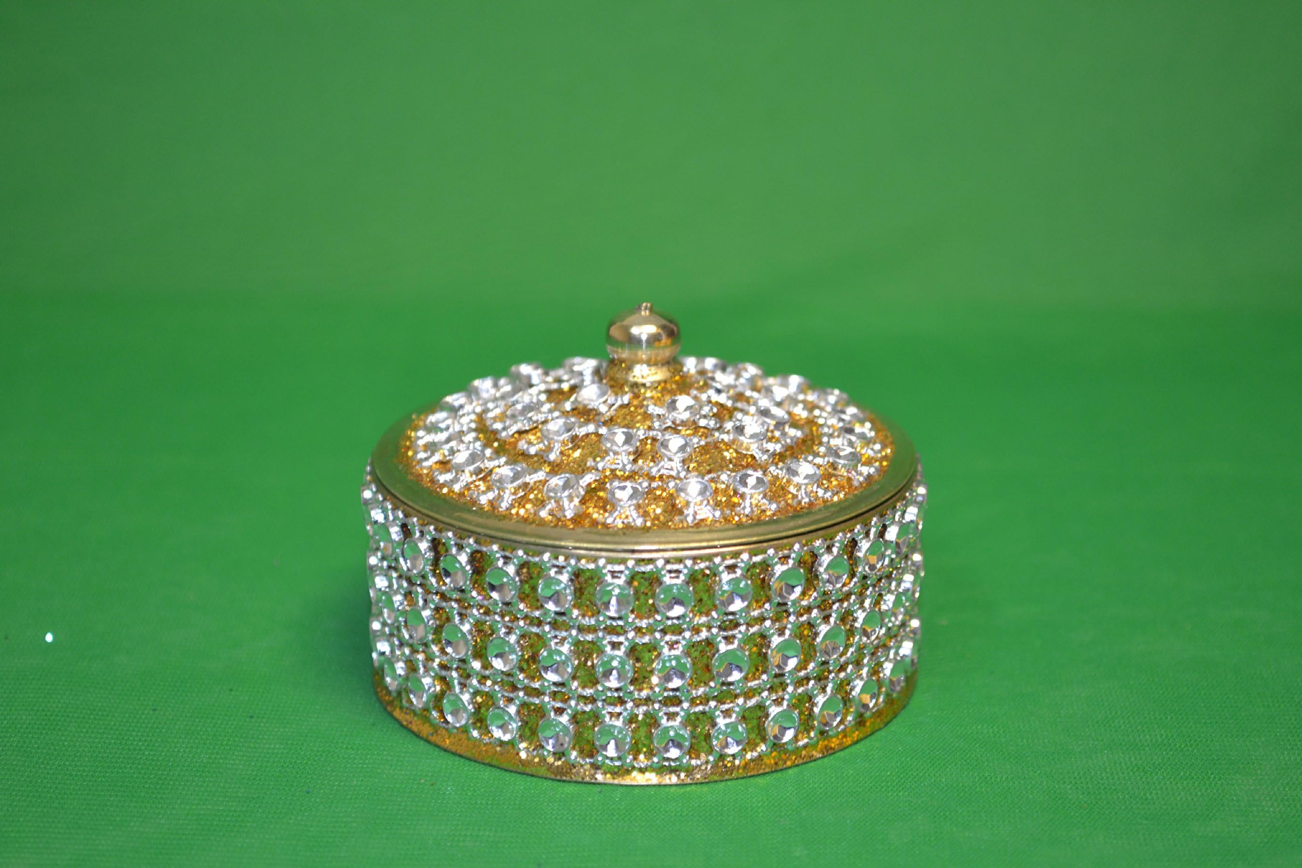 Frestol Brass Jewellery Box (Golden)