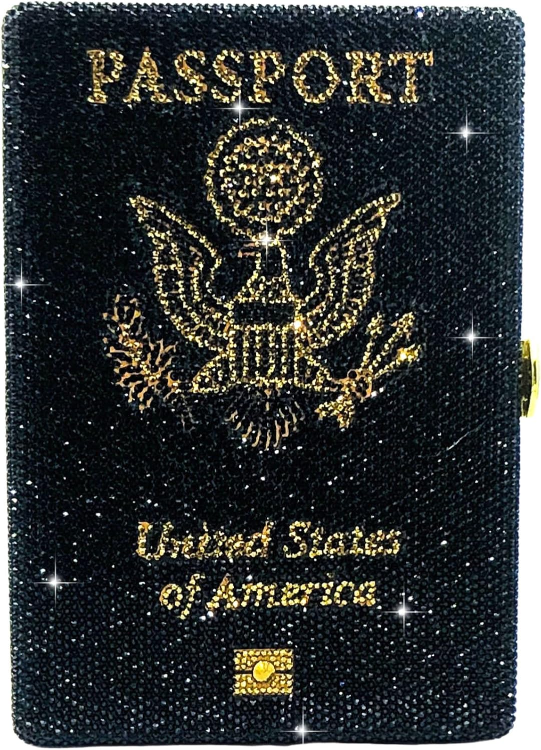 Boutique De FGG Retro Mini Crystal Clutch Purses for Women Luxury Rhinestone Evening Bag Novelty Formal Party Clutch Handbag