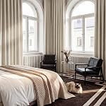 RYB HOME 100% Blackout Linen Textured Curtains 84 inches Long, Thermal Insulating Privacy Energy Saving for Bedroom Living Room Window Office Theater Dining Nursery, W 52 x L 84 in, Linen, 2 Panels