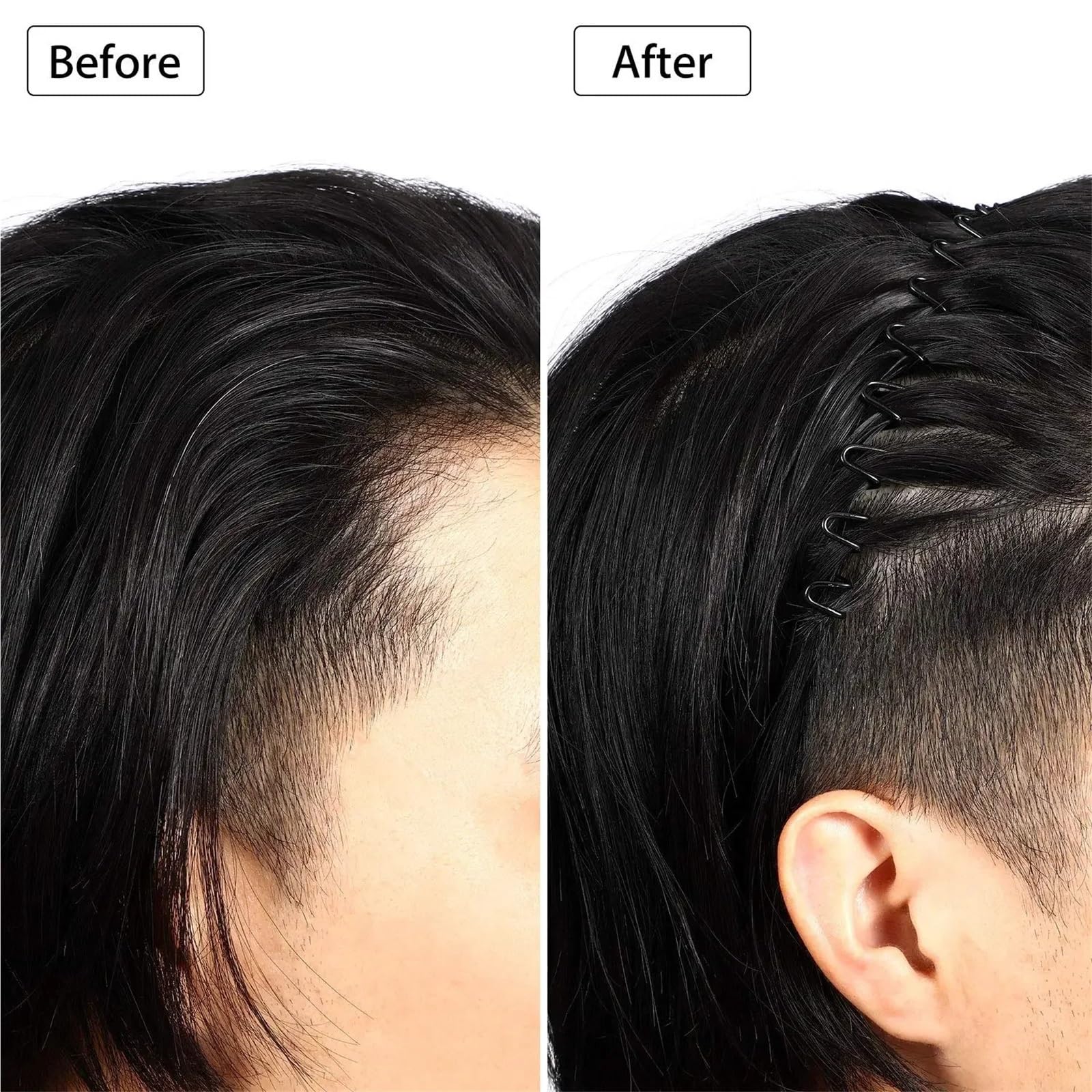 Diadema Hombre 1-100 piezas de banda de pelo de metal