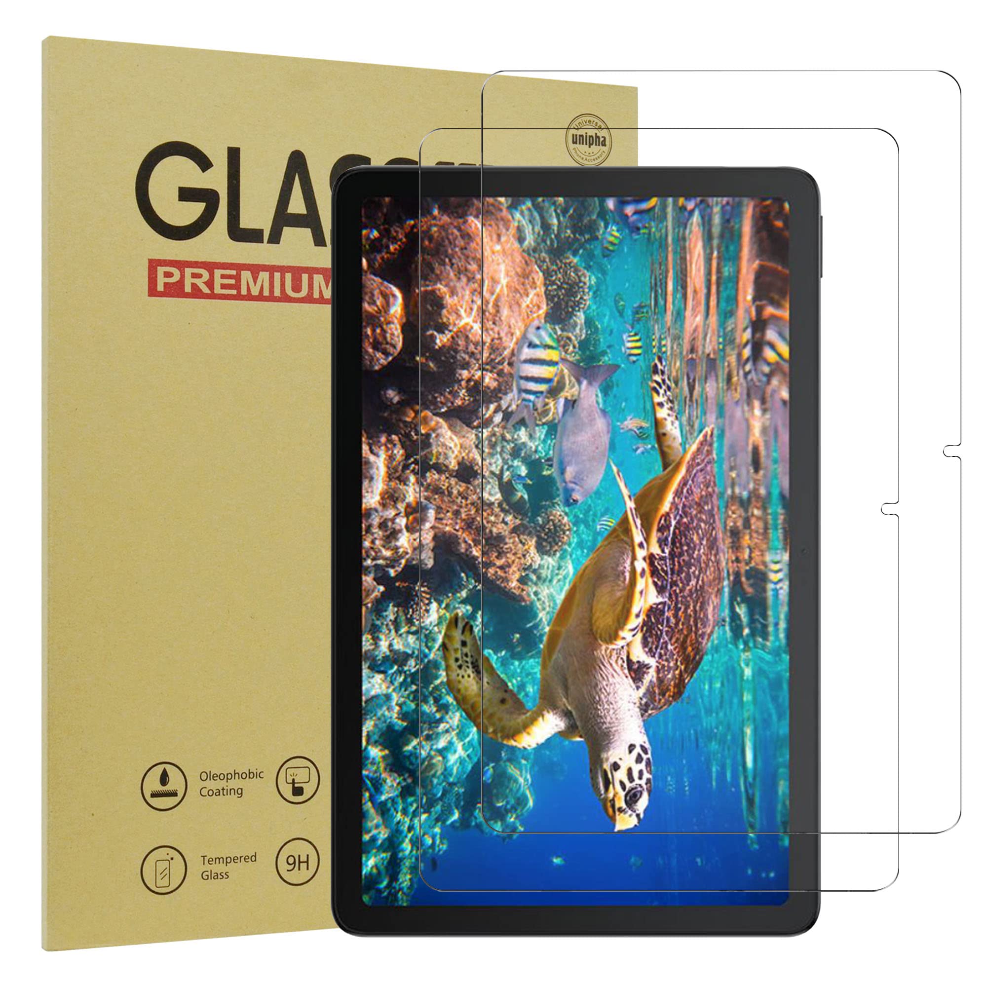 [2 Pack] TCL Tab Pro 5G Screen Protector,Premium Tempered Glass [Anti-Fingerprints] [Touch Sensitive] [Case