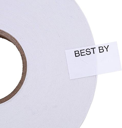 Miniatura 2 de Etiquetas Best by para pistola Monarch 1131  8 rollos 20000 etiquetas de precios con rollo de tinta adicional