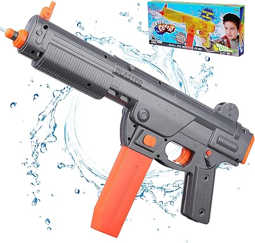Miniatura 1 de Pistolas de agua eléctricas para niños de 8 a 12 años fuego automático Pistolas automáticas para niños 32 pies Pistola de agua de juguete para niños