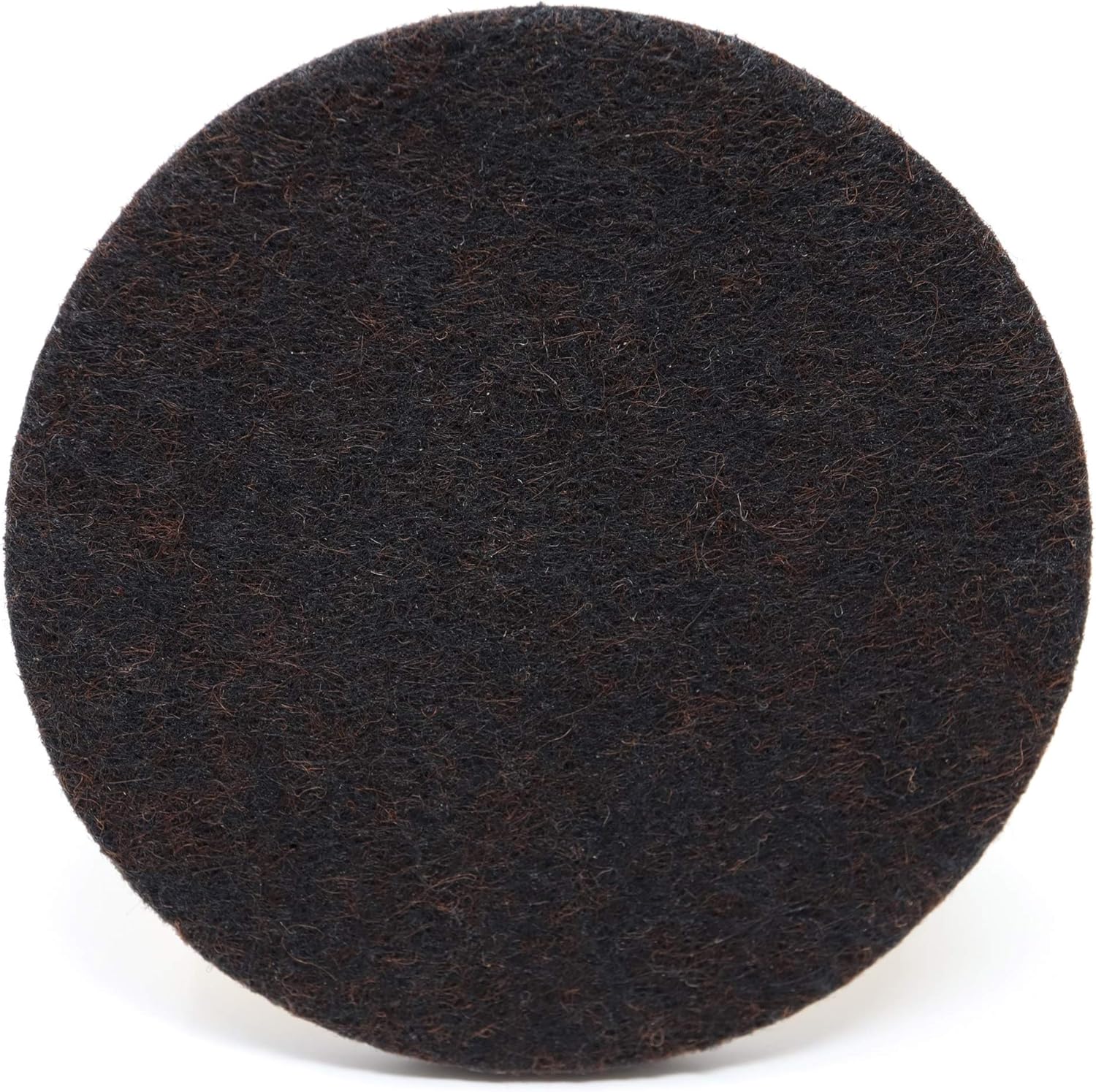Adsamm® / 16 x self-Adhesive Felt Pads/Brown/ø 3.15'' (ø 80 mm) / Round/Felt Furniture Glides with 0.216'' (5.5 mm) Thickness/Furniture and Floor Glides