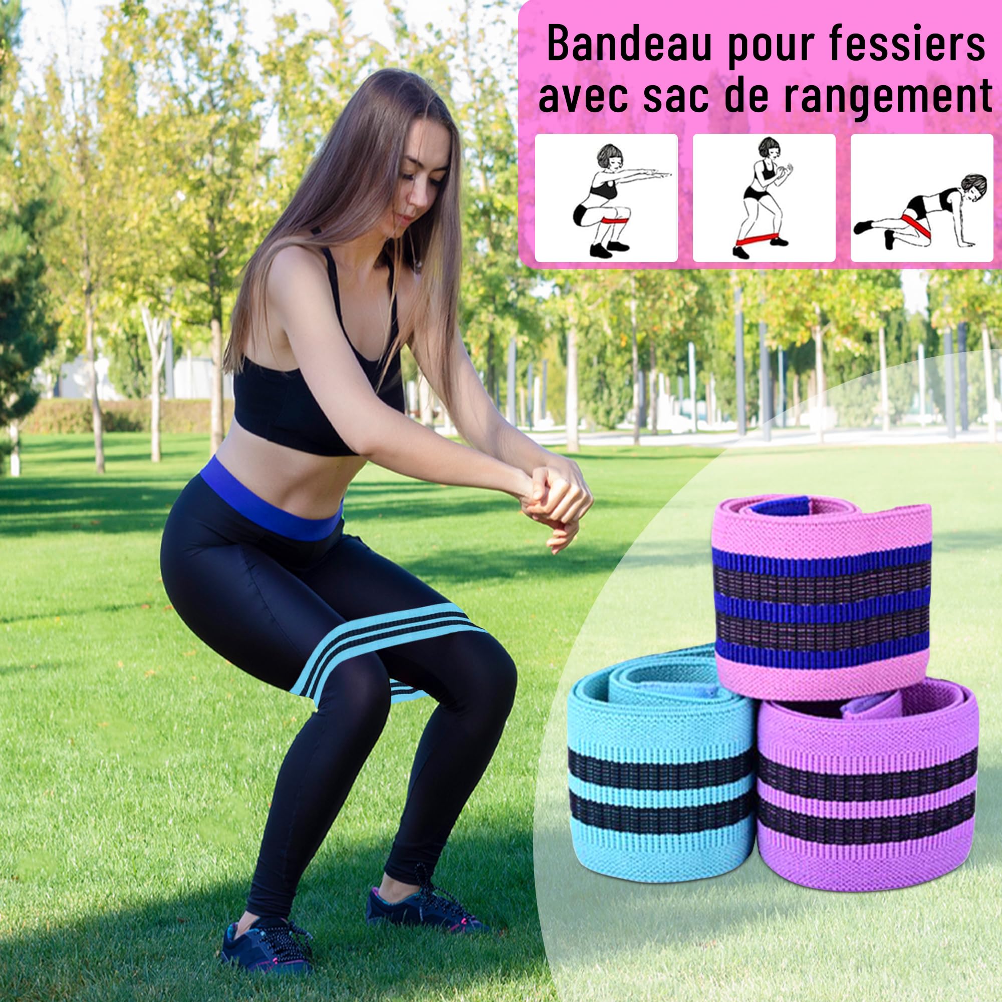 kit Pilates Maison, Ensemble Pilates Yoga Anneau de Pilates, Ballon de Yoga, Bandes de Résistance, Sangle, Chaussettes, Accessoires Pilates Femme, Pilates Reformer pour Sport à la Maison.