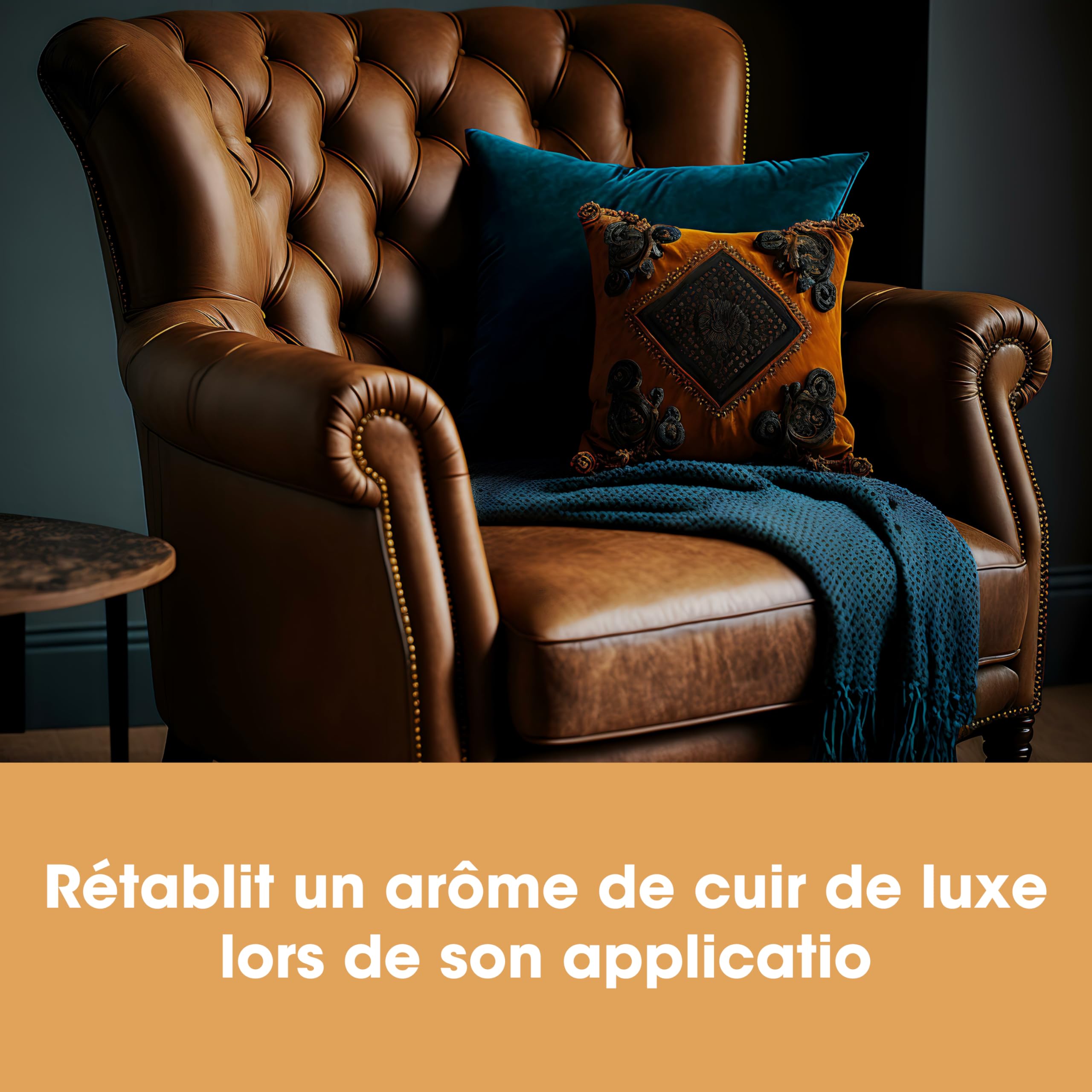 Crème Nourrissante et Protectrice pour Canapés - Nourrit, Hydrate et Protège le Cuir - Rénove les Canapés, Conditionne le Cuir de Voiture – Tous Types et Couleurs de Cuirs - Furniture Clinic – 500 ml