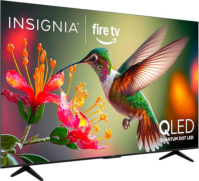 INSIGNIA 75-inch Class QF Series LED 4K UHD QLED Smart Fire TV with Alexa Voice Remote (NS75-UQFL26)