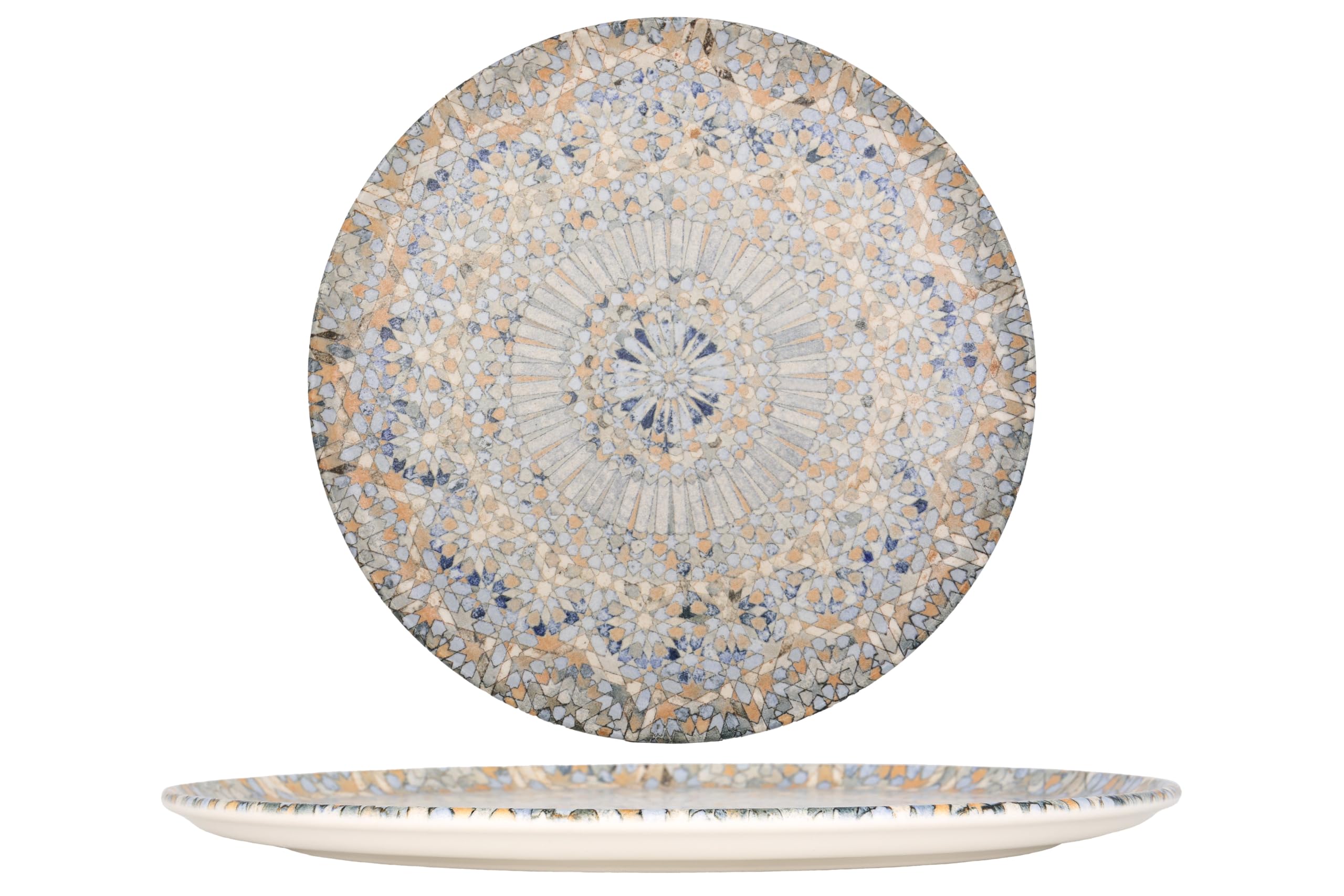Bonna Pizza Teller - Luca Mosaic - Porzellan - 32 cm - 2er Set