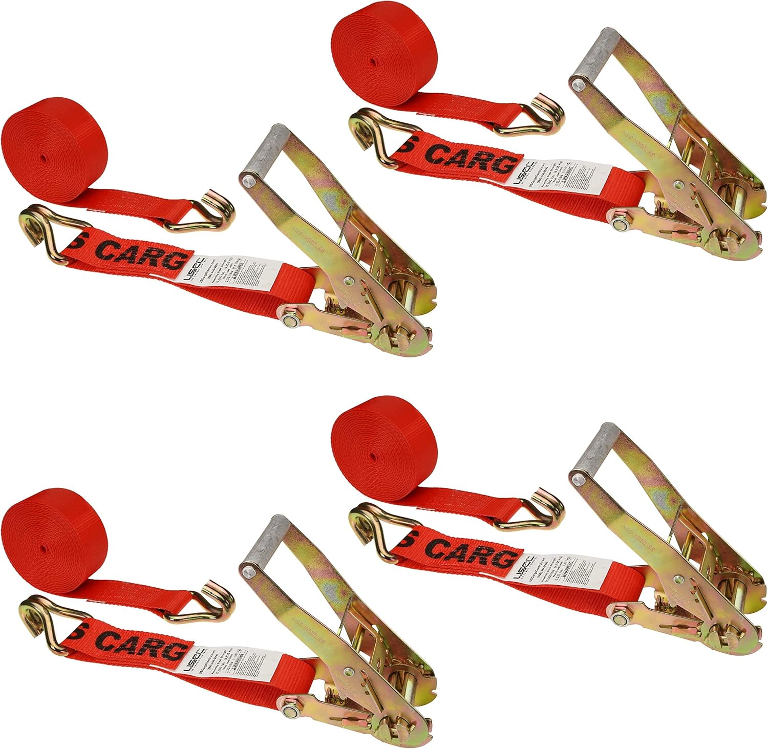 US Cargo Control Ratchet Straps, 2 Inch x 27 Foot Ratchet
