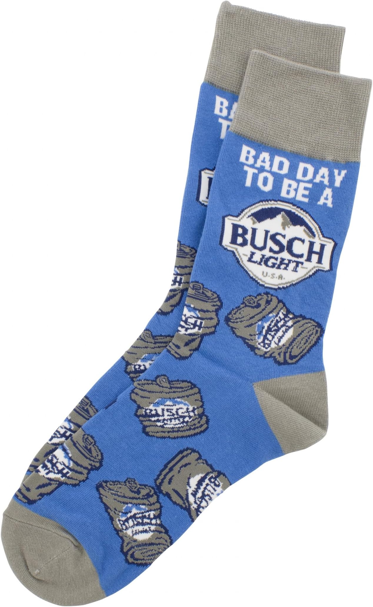 Busch Light Bad Day to be a Can Crew Socks