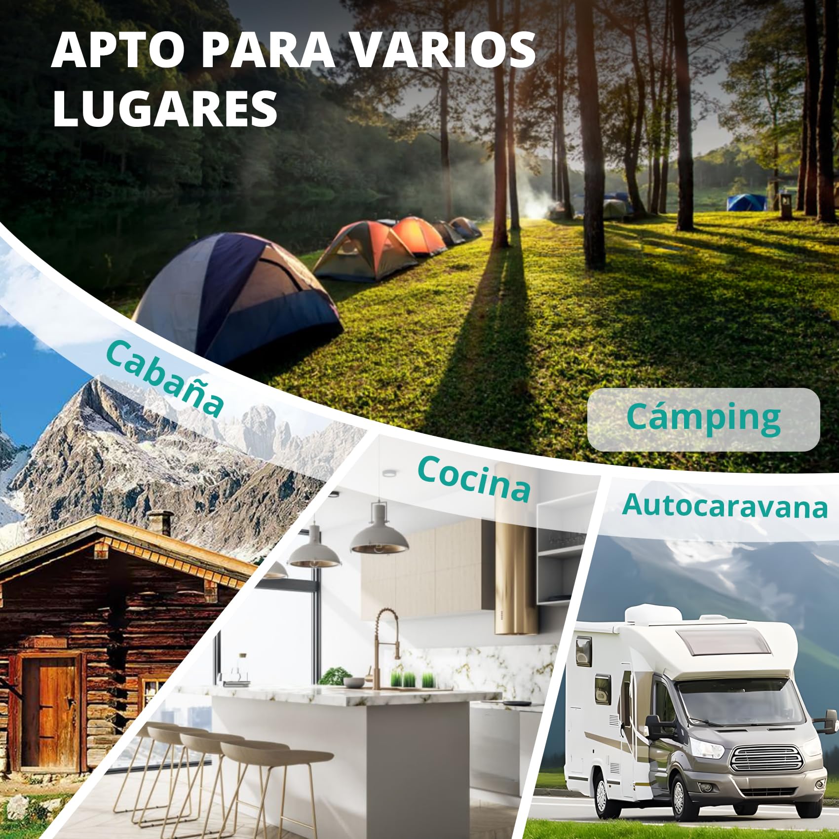 SMETA 60L 12V 220V Gas Nevera Trivalente,Pequeña Nevera para Furgoneta Camper,Caravana, Mini Frigorífico para Van, RV, Camión, Yate, Silenciosa