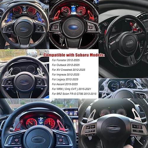 Miniatura 2 de CKE Compatible con Subaru Crosstrek Forester Outback Impreza Legacy Ascent WRX BRZ Scion FR-S GT86 - Extension de cambio automático mediante levas