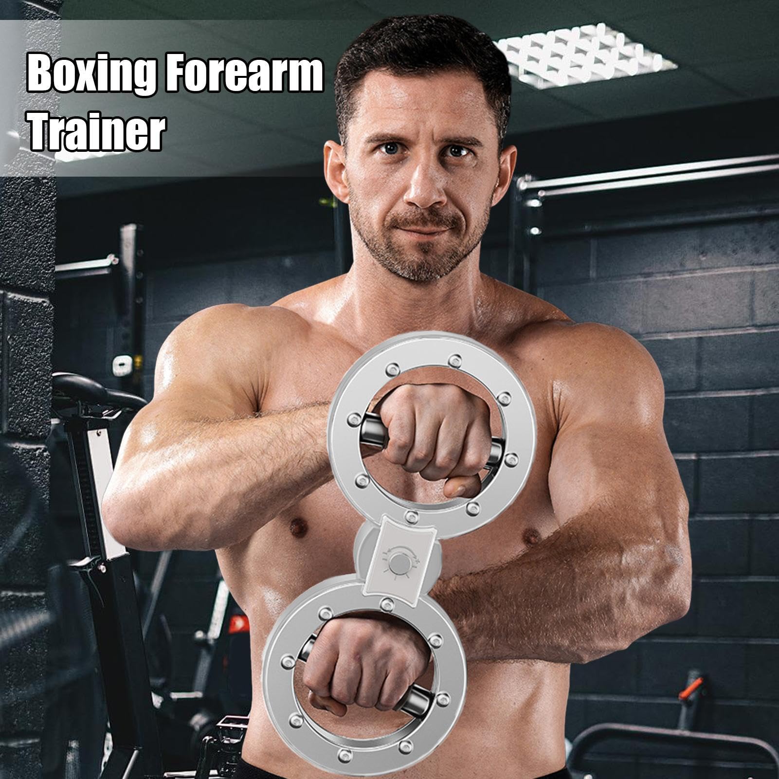 Edelstahl Trainingsgerät Einstellbar Armtrainer Handheld Grip Force Trainer Home Gym Armtrainer mit