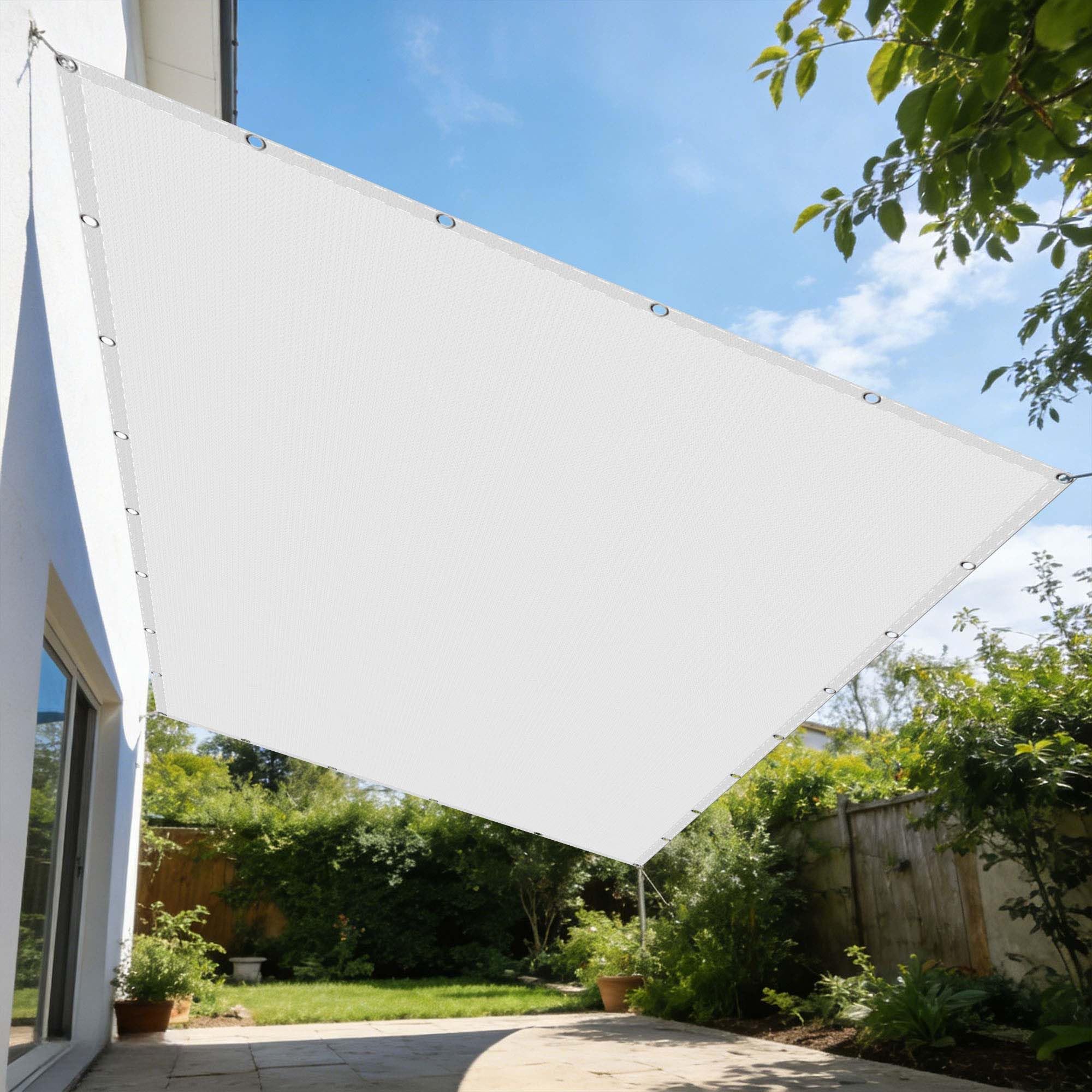 Voile d'ombrage extérieur respirant pour protéger le balcon du soleil