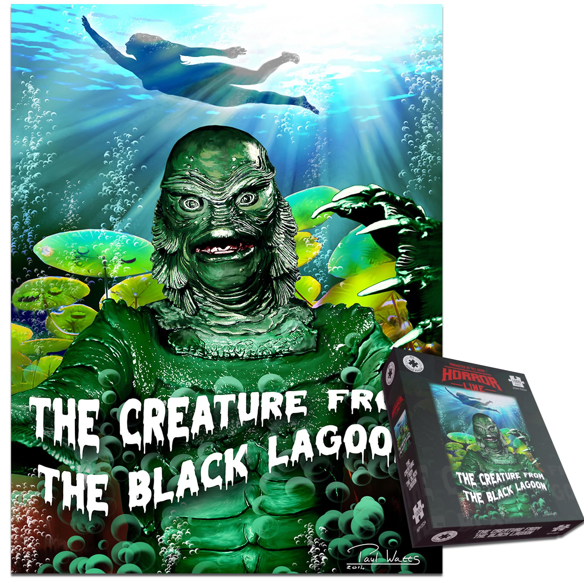 Amazon.com: Creature from The Black Lagoon Collection 1000-Piece