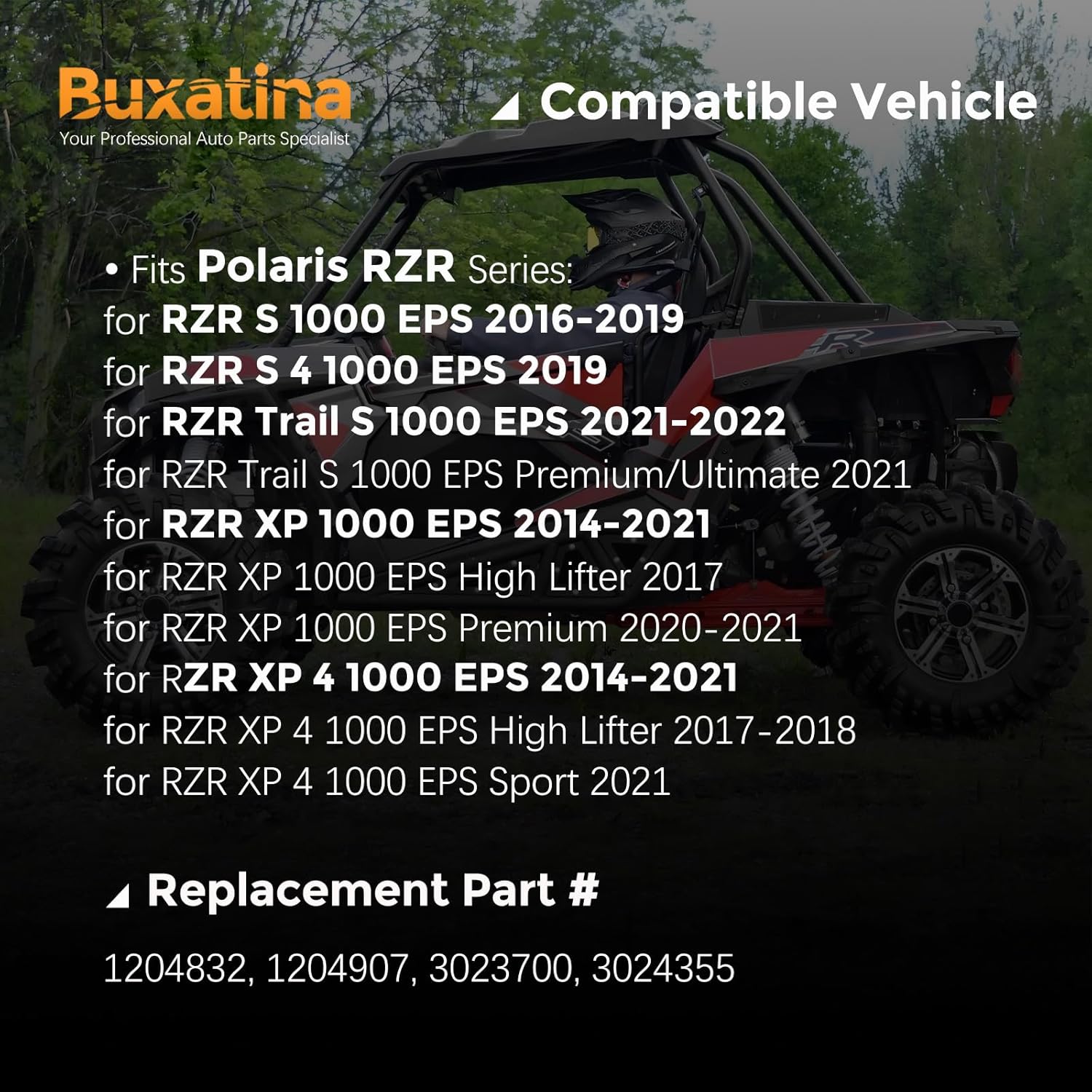 1204832 3023700 Crankshaft Assembly for Polaris RZR XP (4) 1000 EPS 2014-2021, for General (4) 1000 EPS 2016-2022, for General XP (4) 1000 EPS 2021-2023, for Ranger Crew XP 1000 2017-2021
