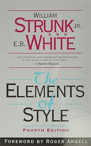 Strunk, W: Elements of Style