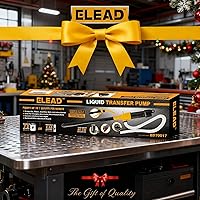 Vista 9 de ELEAD Bomba portátil con batería - Bomba eléctrica de transferencia de combustible/agua 2.4 GPM, bomba de sifón líquido con control de flujo