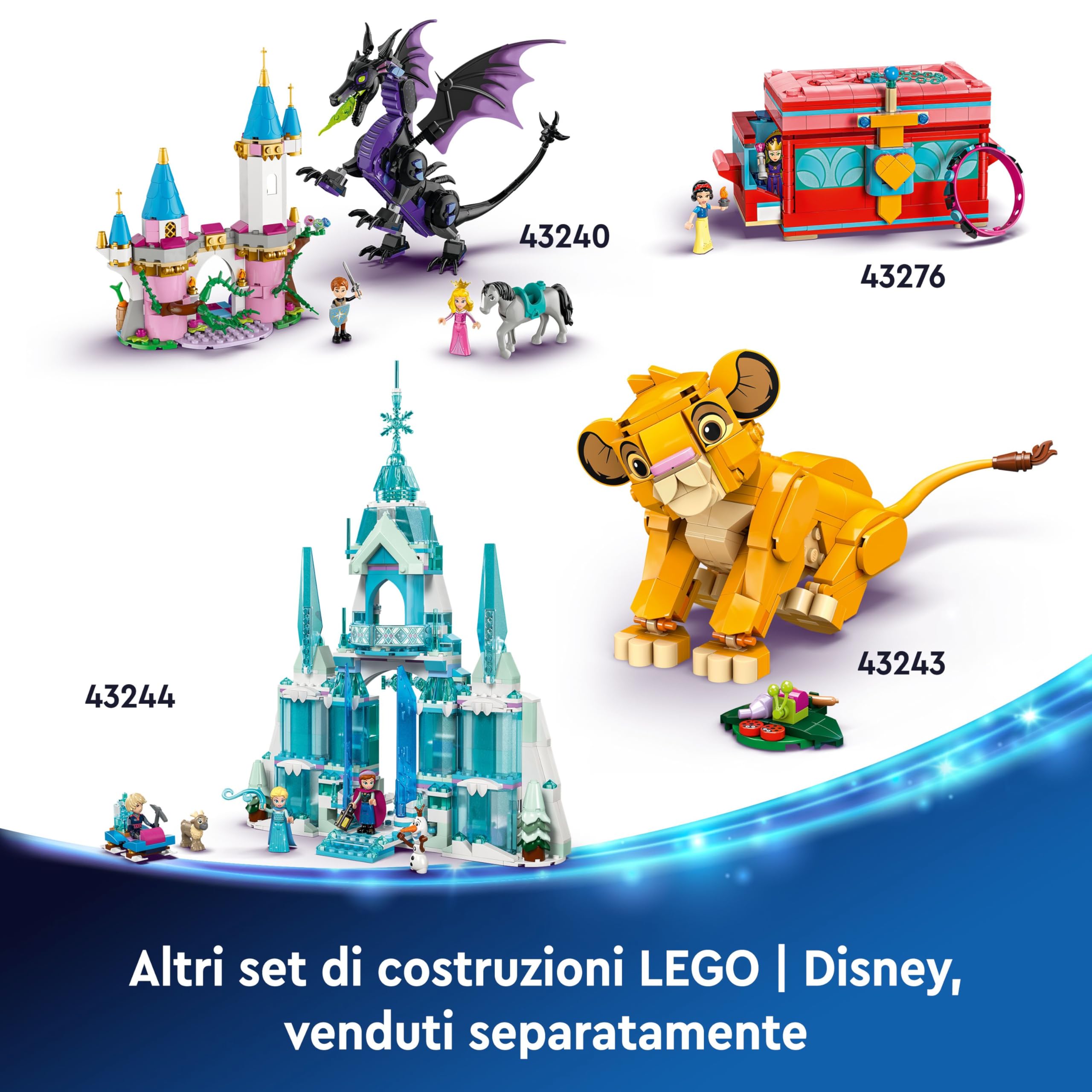 LEGO ǀ Disney La Magica Casa dei Madrigal, Casa di Encanto Giocattolo da Costruire, Giochi di Fantasia per Bambine e Bambini da 7 Anni con 7 Personaggi tra cui Mirabel e 2 Animali, Idea Regalo 43245