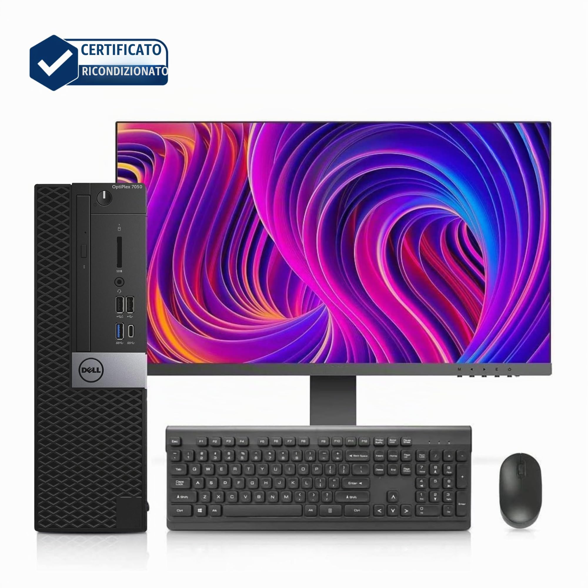 Dell Optiplex 7050 Mini Tower Desktop, Intel Core i5-7500T, 16 GB di RAM, SSD da 512 GB, Wi-FI, Bluetooth, tastiera QWERTY US, Windows 11 Pro (ricondizionato Dell Optiplex 7050 Mini Tower Desktop, Intel Core i5-7500T, 16 GB di RAM, SSD da 512 GB, Wi-FI, Bluetooth, tastiera QWERTY US, Windows 11 Pro (ricondizionato