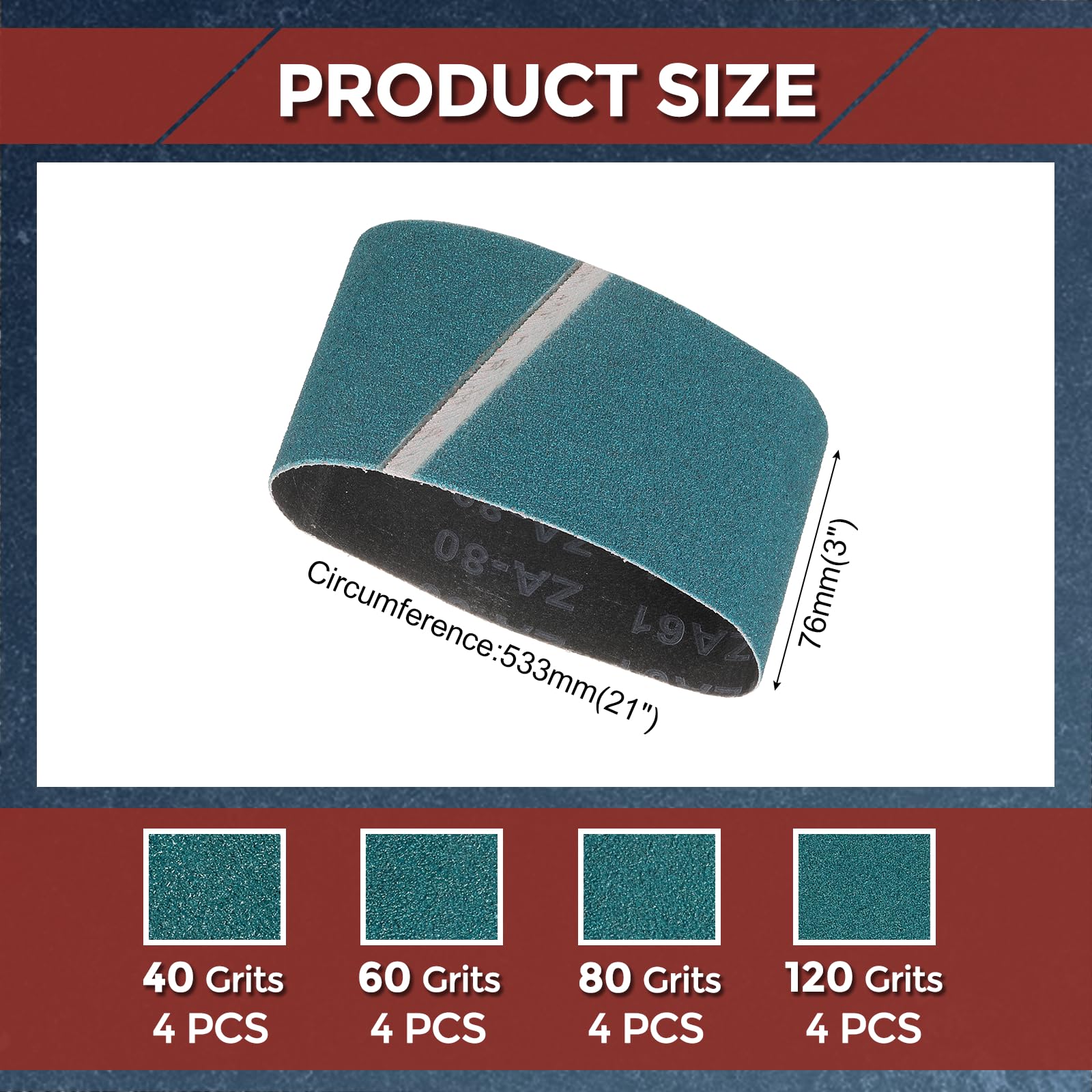 Kozelo 16 Pack Sanding Belt - Image 2