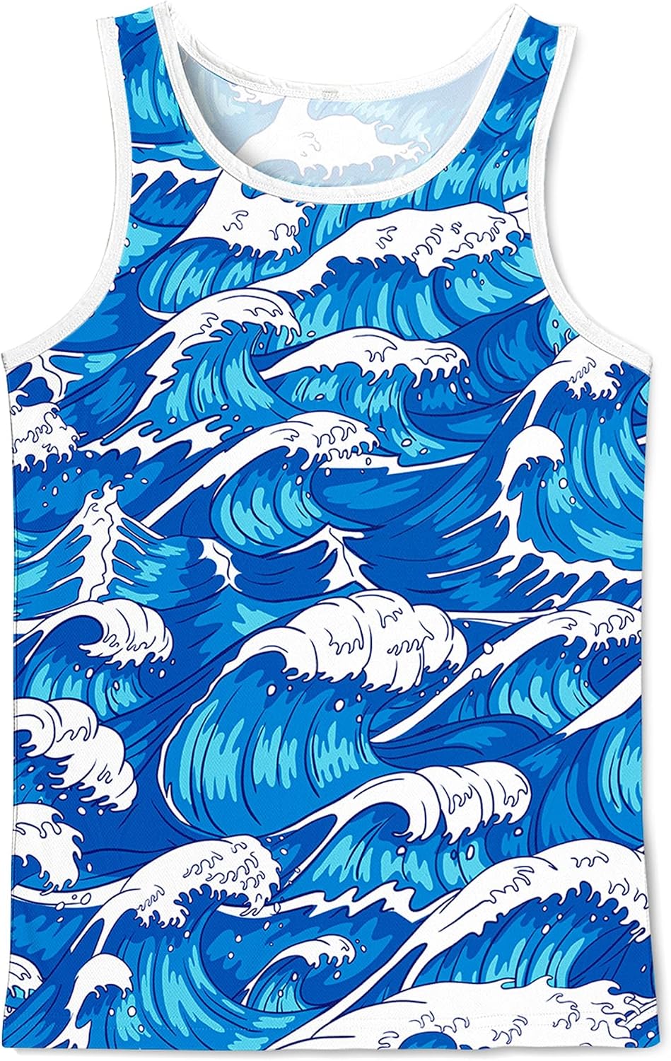 Asylvain 3D Tank Tops for Men Women Cool Design Graphic Sleeveless Shirts Summer Tops