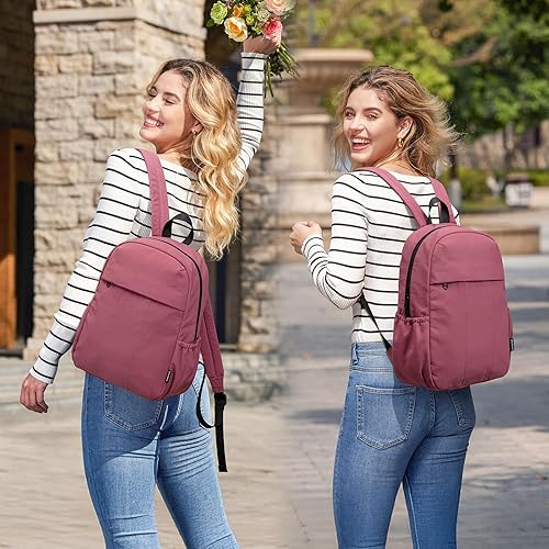Miniatura 6 de G4Free Mini mochila para mujer resistente al agua mochila de senderismo con correas de hombro ajustables para viajes, tiendas, trabajo casual,