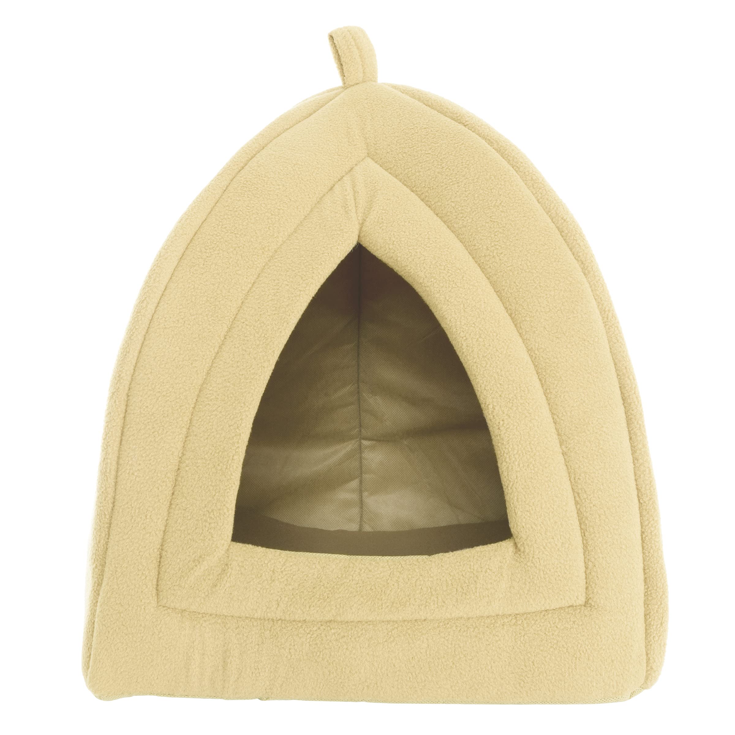 Pyramid Cat Bed Cat Houses for Indoor Cats with Removable Foam Cat