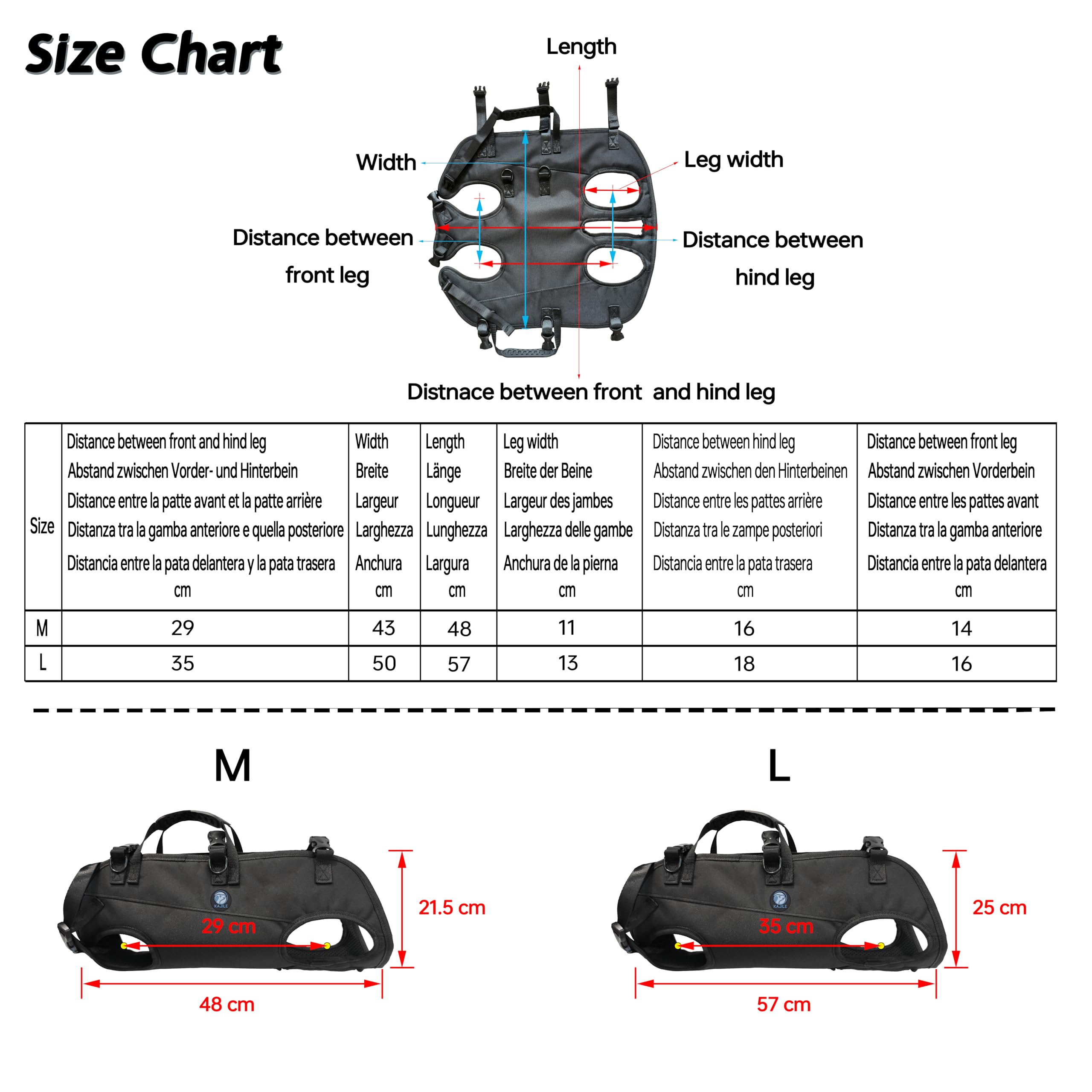Mochila Transportadora de Perro,Arnés Multifuncional,Negro,M | Soporte estable, equilibrio,impermeable y resistente al desgaste,apto para exteriores