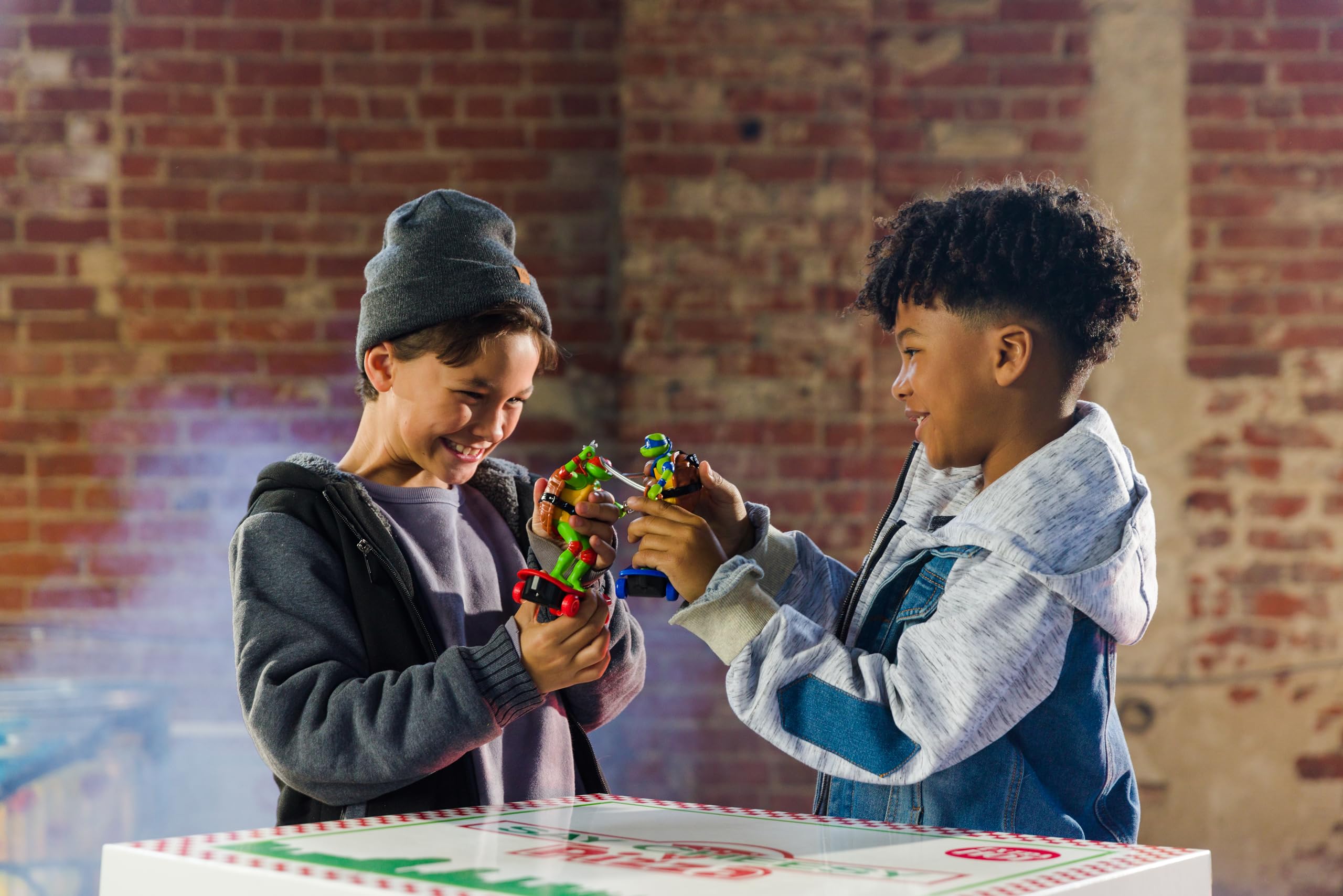 Juguete Donatello Shredder Shredder Pullback Skateboard, Mutant Mayhem TMNT Collectible Ninja Turtle, a partir de 3 años 6