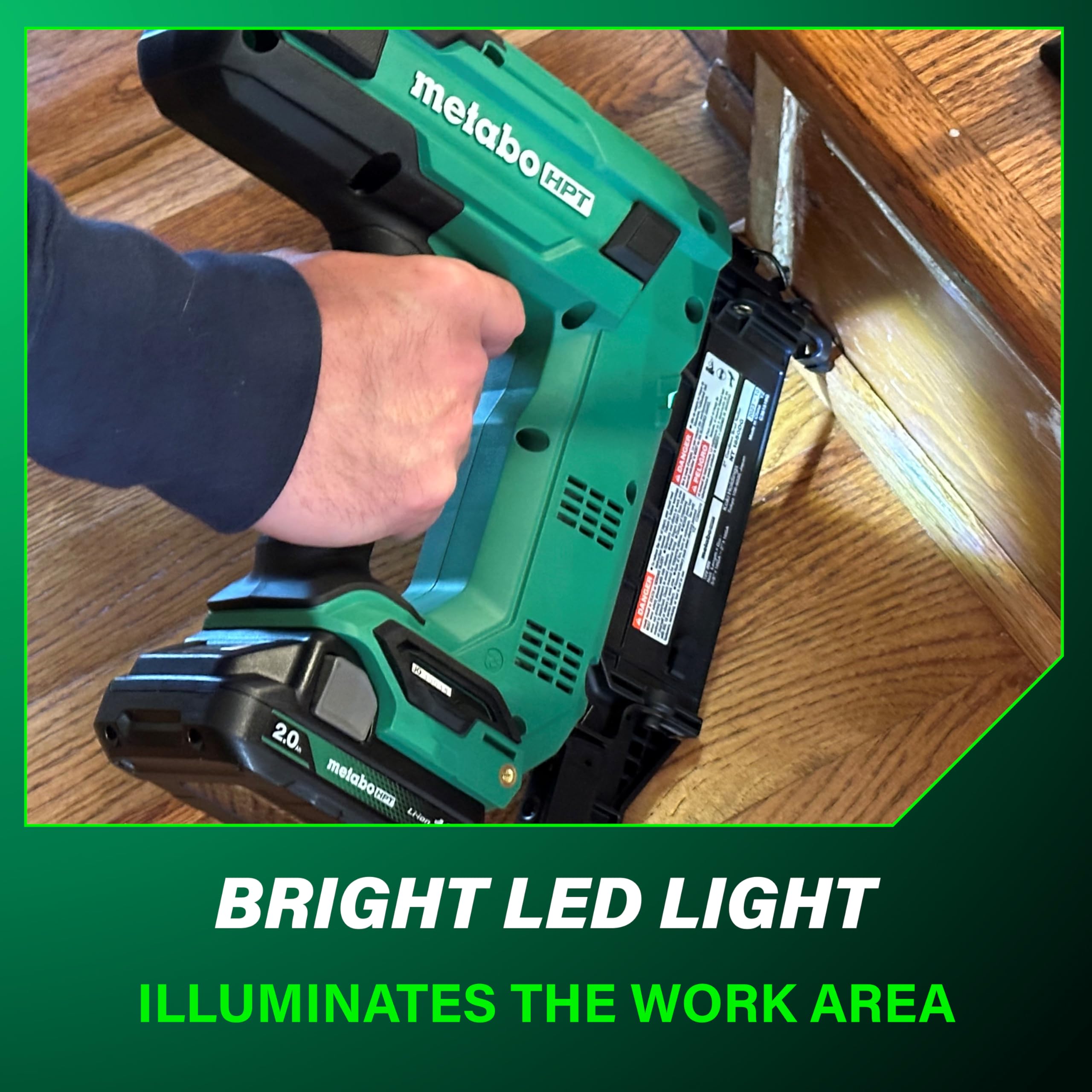 Metabo HPT 18V Cordless Brad Nailer Kit -8 Metabo HPT 18V Cordless Brad Nailer Kit -8