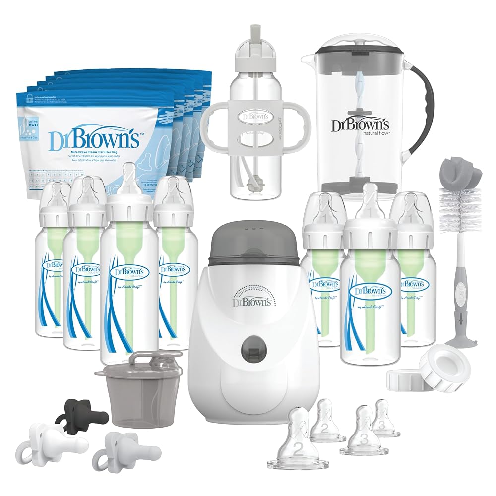 Dr. Brown's Natural Flow Anti-Colic Options+ All-In-One Gift Set for