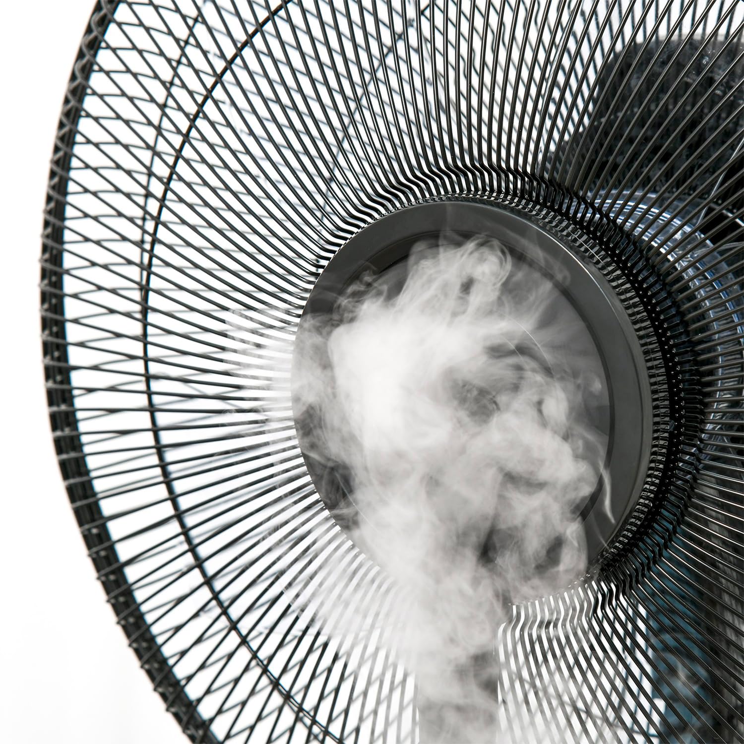 ATUM Ventilatore con Nebulizzatore ad Acqua Dotato di Ionizzatore Aroma e Repellente Zanzare con Display Digitale Touch 3 Velocità con Telecomando e Timer