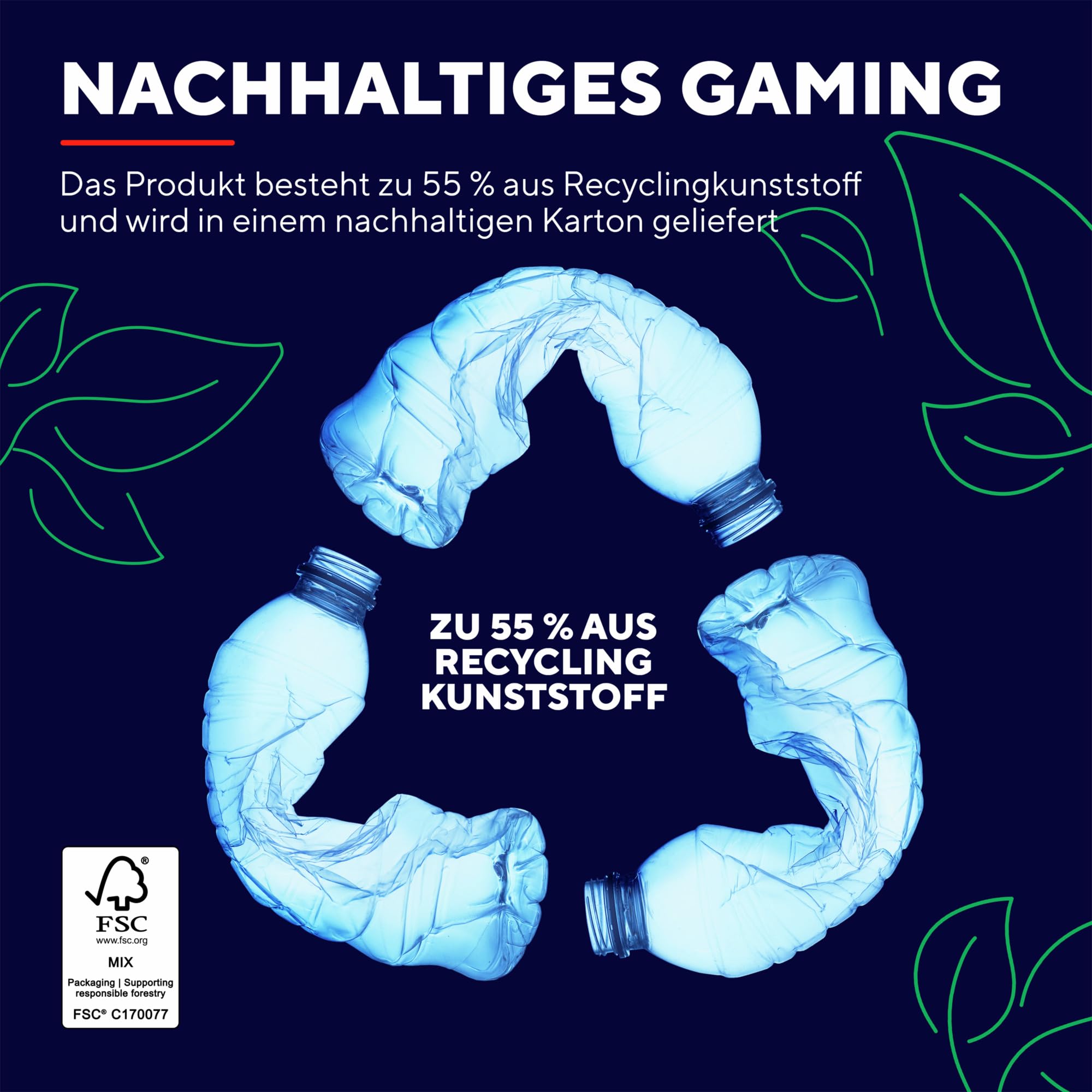 GXTrust Redex+ Gaming Maus Kabellos 25K DPI 2.4GHz Kailh-Schalter, Schwarz | 94 Stunden Akkulaufzeit, 6 Programmierbare Tasten, RGB Wiederaufladbar, Laptop Computer
